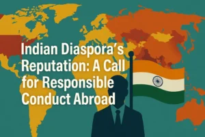 Read more about the article Indian Diaspora’s Reputation: A Call for Responsible Conduct Abroad.
